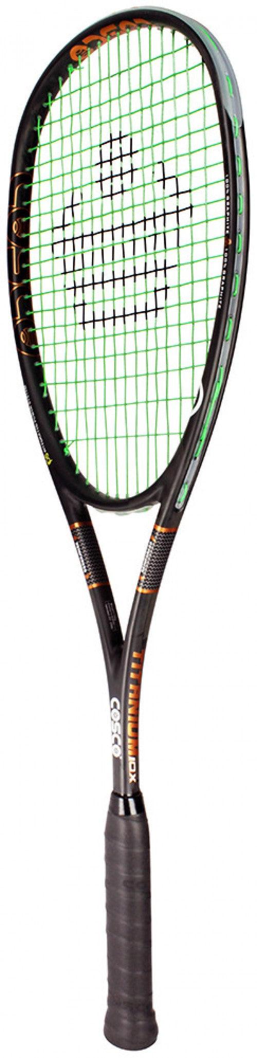 Cosco Titanium 10X Squash Racquet - Black | KIBI Sports - KIBI SPORTS