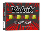 Volvik Power Soft Golf Balls-Yellow - KIBI SPORTS