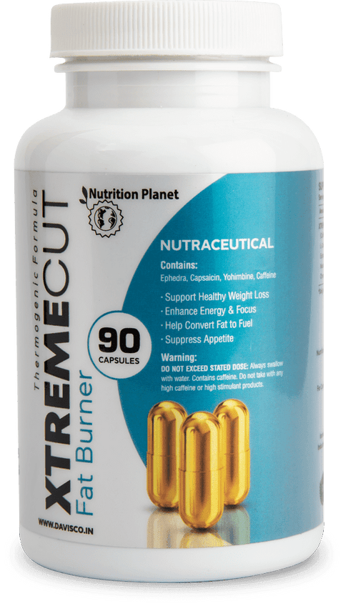 Nutrition Planet Xtremecut Fatburner | 90 capsules | KIBI Sports - KIBI SPORTS